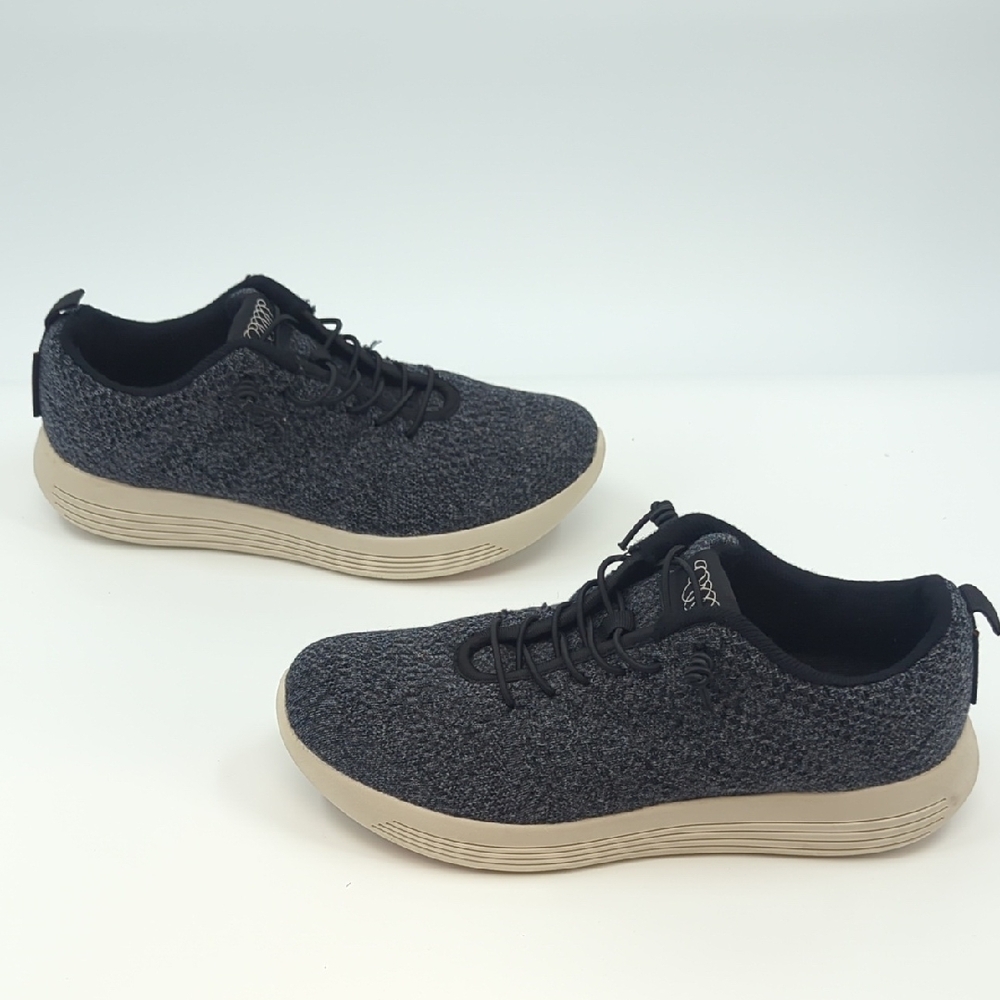 Woolloomooloo Belmont Black Slip-on Merino Wool Sneakers EU 39, US 8.5-9 - Picture 6 of 9